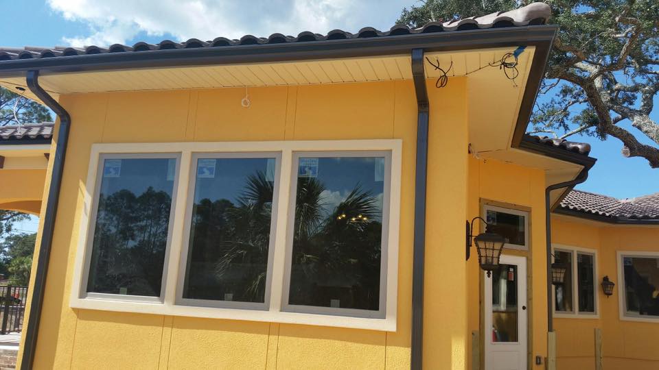 Los Anjitos has a clay tile roof and new rain gutters installed by G&L